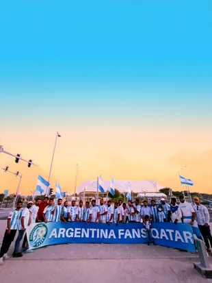 Argentina fans Fans Qatar (AFQ)