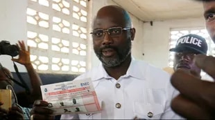 George Weah, current President of Liberia