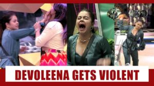 Bigg Boss 14 Day 102: Devoleena Bhattacharjee's anger crosses its limits, breaks bowls and cups