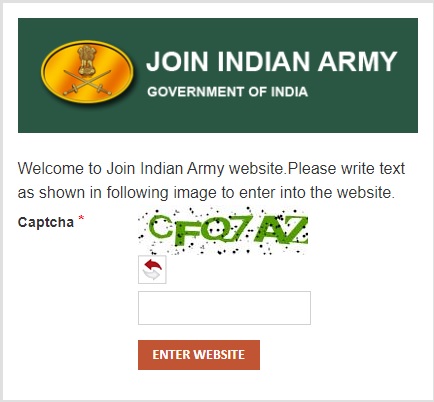 army recruitment online form 2023